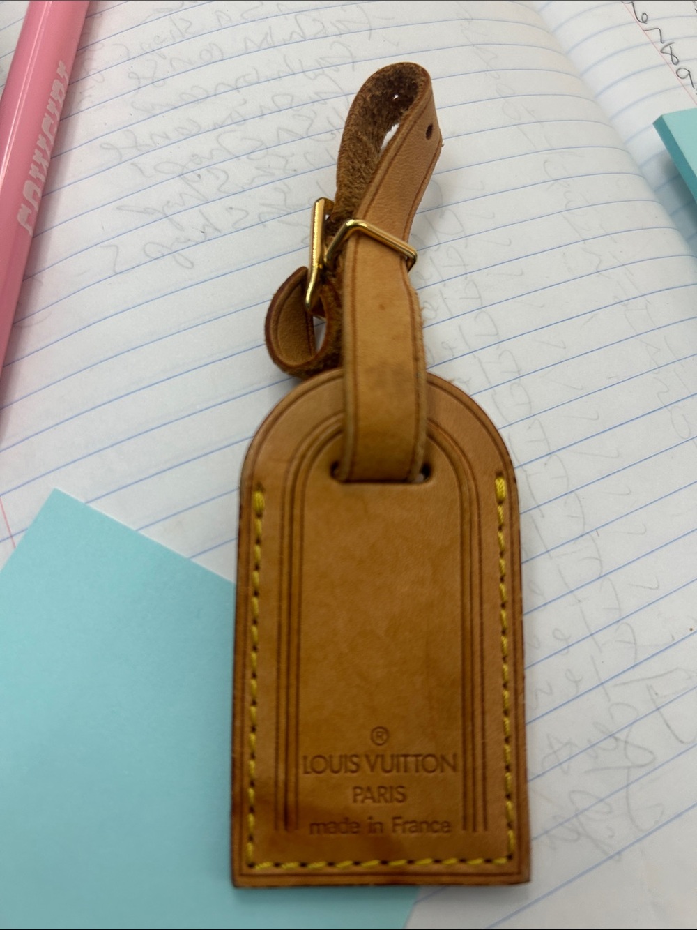 LV used tag with wear
